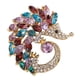 thumbnail image 1 of Broche pequeño y exquisito de erizo con diamantes de imitación y cristales, broche de aleación con forma de gota de aceite, 1 of 8