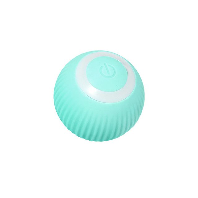 Balle pour Chat Power Ball, Balle Interactive Intelligente pour Chat, Balle pour Chaton à Roulement Automatique Rechargeable avec Câble Type-c