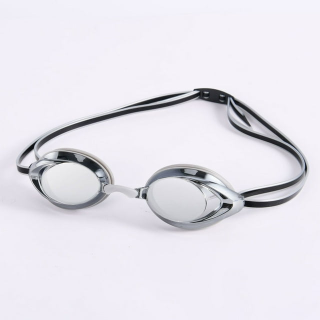 Lunettes de Natation pour Adultes avec Lentille Anti-Buée Électroplaquée - Lunettes de Piscine en Silicone pour une Natation Compétitive et Récréative