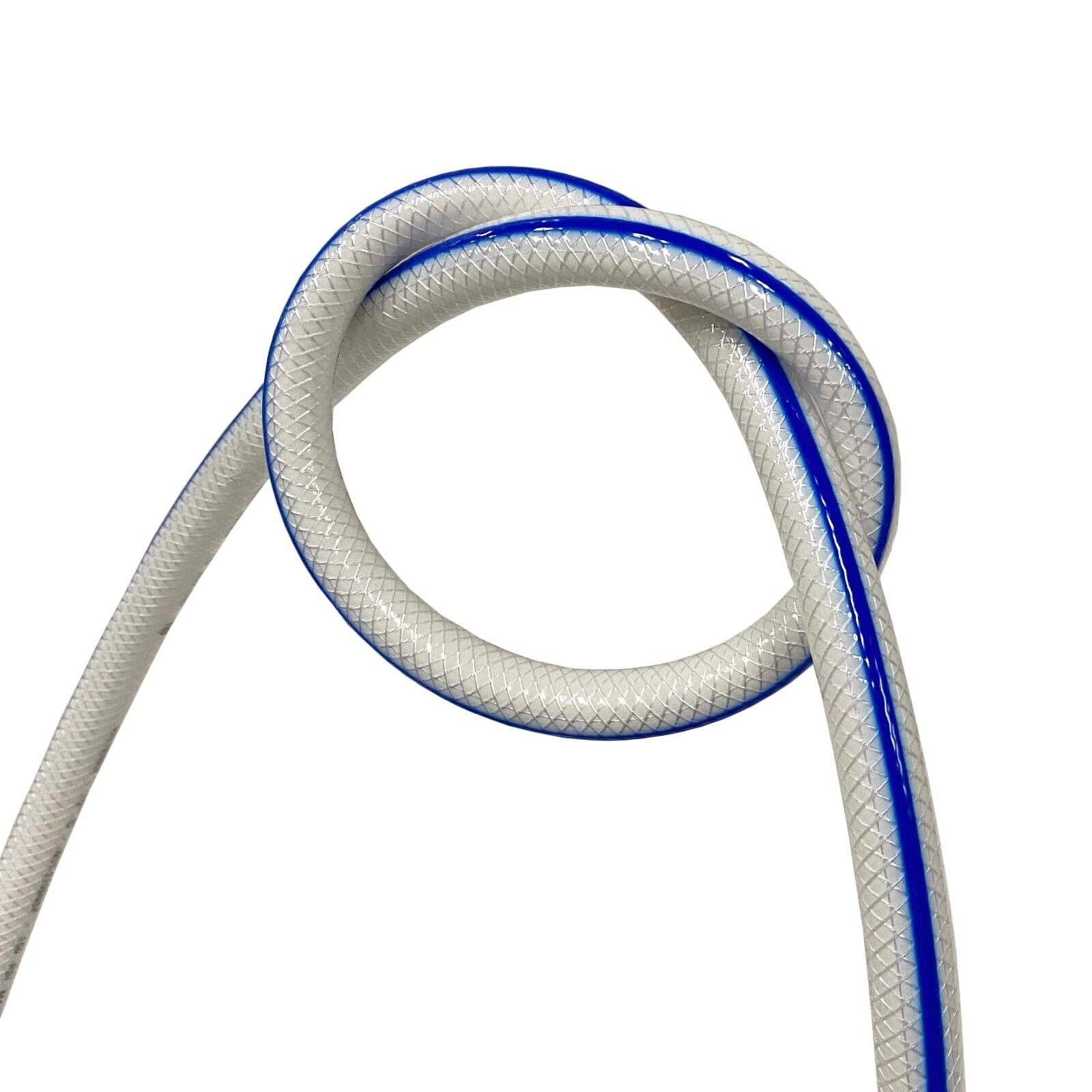 1/2" Heavy Duty Braided PVC Tubing Reinforced Hose, Non-Toxic for RV Pressurized Hot Water Line (500 Feet)