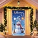 thumbnail image 4 of Herunwer Merry Christmas Snowman Front Door Cover Decorations, Xmas Tree Gifts Snow Decorative Banner Background, Winter Holiday Home Decor, 4 of 6
