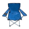 thumbnail image 1 of Silla Plegable Exteriores Azul Acero Con Portavasos Cap.86kg, 1 of 6