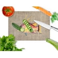 thumbnail image 2 of Carolines Treasures 8753LCB Hog Snapper On Faux Burlap Glass Cutting Board- Large, 2 of 2