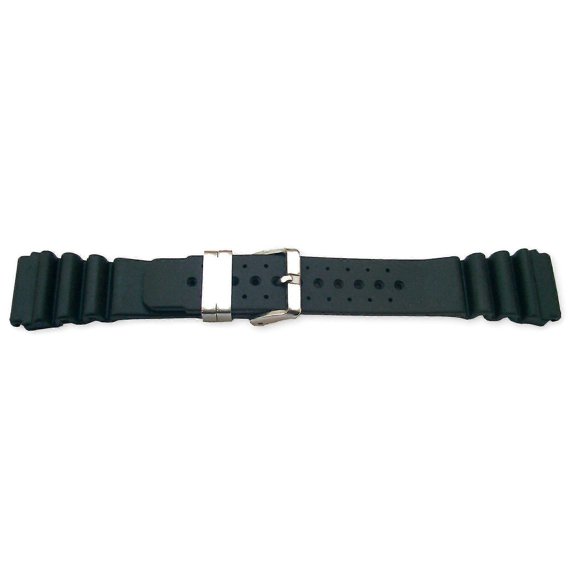 diving watch strap iso swiss, vulcanized rubber amon 24mm