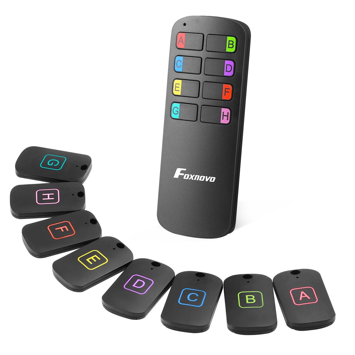 6 in 1 Smart Wireless Remote Key Finder Item Tracker Locator Lost Alarm Keychain 