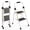 White, variant on ASoopher 2 Step Ladder with Anti-Slip Pedal, Sturdy Steel Step Stool for Kitchen, White
