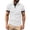 White, variant on StSilkitty Lightweight Golf Shirts for Mens Solid Color Short Sleeve Collared Buttons Athletic T-Shirt Beach Vacation Casual Tops