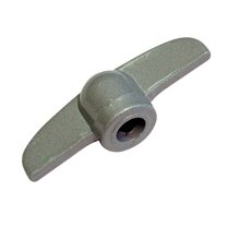 Barton Kramer 5498191 2.75 in. Gray Die-Cast Handle for Jalousie Window