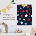 thumbnail image 4 of FORMRS Acrylic Clipboard with Low Profile Clip Standard A4 Letter Size, 12.5" x 9", Red White Stars, 4 of 8