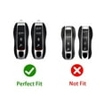 thumbnail image 2 of 4-Button Key Fob Case for Porsche – Zinc Alloy Protective Shell Fits Cayenne, Panamera, Macan, 718, 911, 918, Boxster, Cayman, 2 of 8