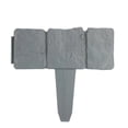 thumbnail image 3 of 500+ Saves! Imitation Stone Garden Border Edging, Flexible Splicing Garden Fence, Decorative Landscape Edging for Lawn Flower Beds Pathways, 3 of 6