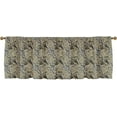 thumbnail image 4 of Paisley Vintage Kitchen Window Valance Curtain Brown Multicolor 54x18inch Short Half Bathroom Curtain Cornice Valance Farmhouse Gift Holiday Curtain Topper with Rod Pocket, 4 of 5