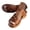 B-Brown, variant on Bohemian Wedge Sandals for Women Casual Platform Sandal Beaded Slip on Ankle Strap Dressy Shoes High Top Summer Beach Slide Shoe Brown 6