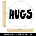 thumbnail image 2 of Hugs Fun Text Love Self-Inking Rubber Stamp Ink Stamper - Black Ink - Mini 1/2 Inch, 2 of 7