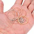 thumbnail image 5 of GKNET 20-50pcs 8-40mm Brass Closed Ring Earring Wires Hoops Pendant Connectors Rings-Silver-20mm x 50pcs, 5 of 6