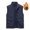 Sapphire Blue, variant on WIZUTIZ Men's Utility Vest Reversible Double-Sided Wear Fleece Lined Multi-Pocket Stand Collar Full-Zip Sleeveless Warm Outdoor Work Everyday Vest