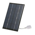 thumbnail image 1 of Cargador Cargador solar portátil de 2W/5V con silicio monocristalino panel solar compacto de teléfono móvil Cargador de banco de energía para acampar de caminatas Abanopi  Cargador, 1 of 7