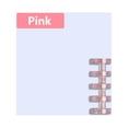 thumbnail image 2 of PEACNNG 10pcs Plain Binder Ring 5 Holes Loose-leaf Accessories Plastic Ring Binder Ring Binding Spines Combs 80 / 60 Sheets Capacity School And Office Supplies, 2 of 5