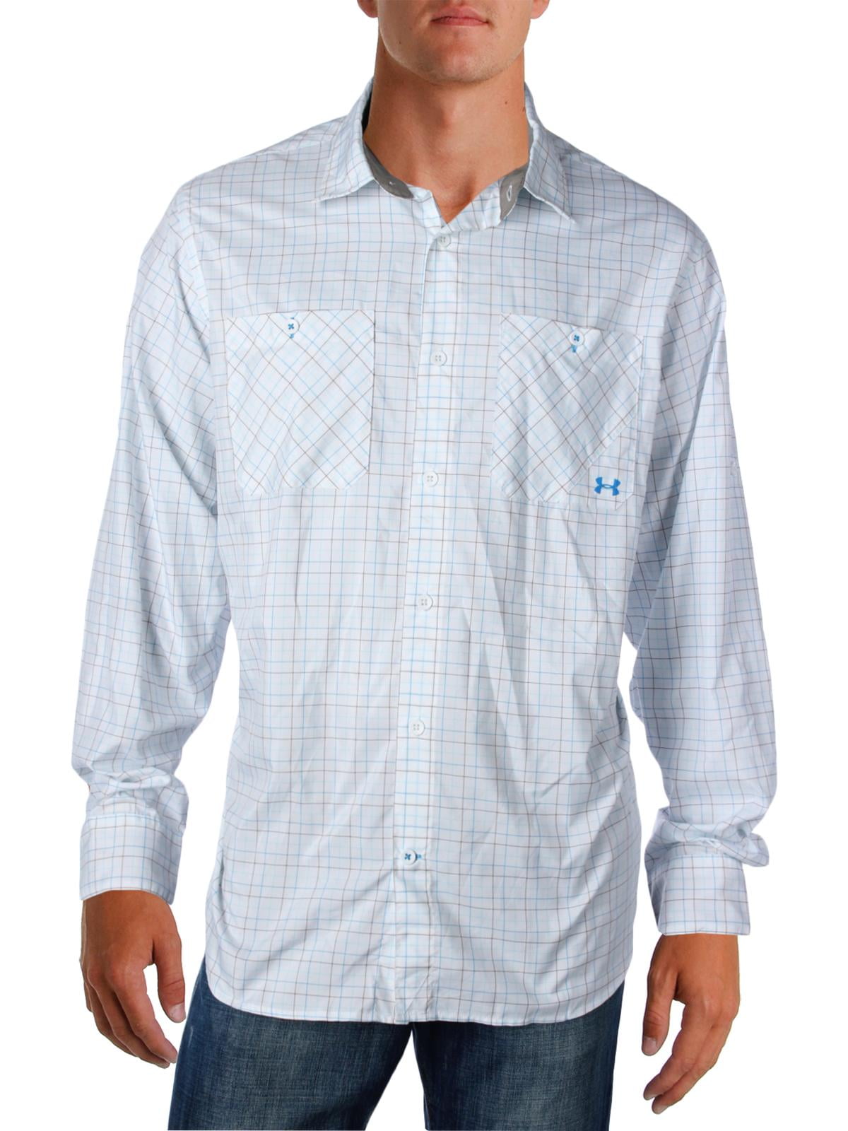 under armour heat gear button down shirt