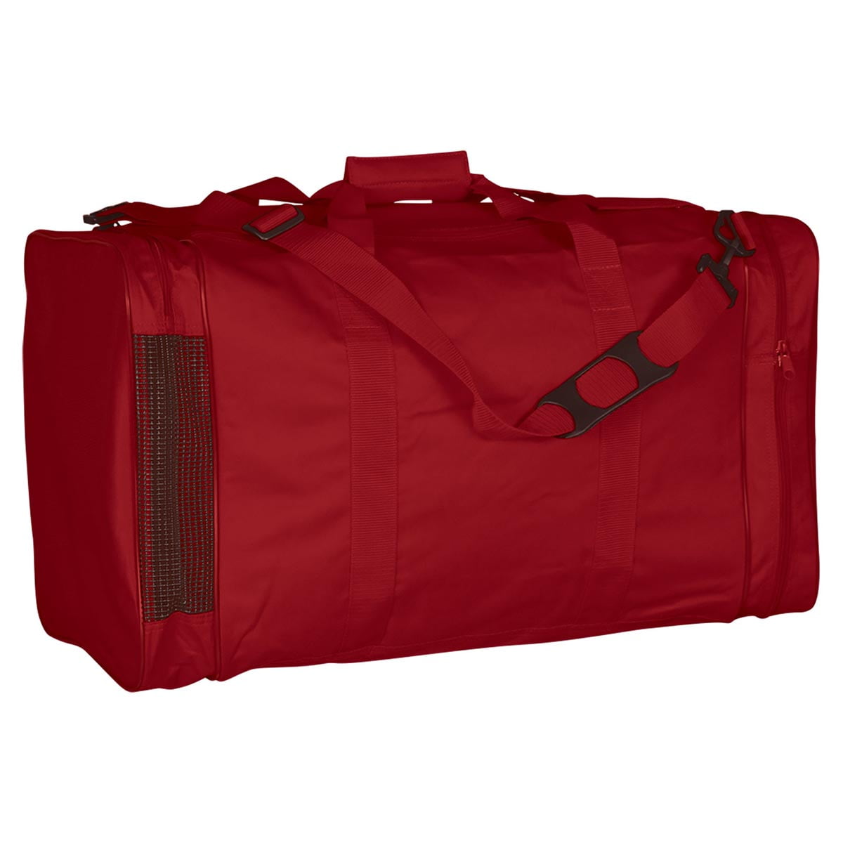Blank Team Sports Bag 600D Polyester Red and Black Ready for Embroider FAST SHIP 