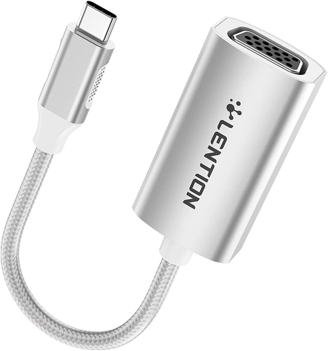 LENTION USB C to VGA Adapter, Type C VGA Cable Converter for 20232016