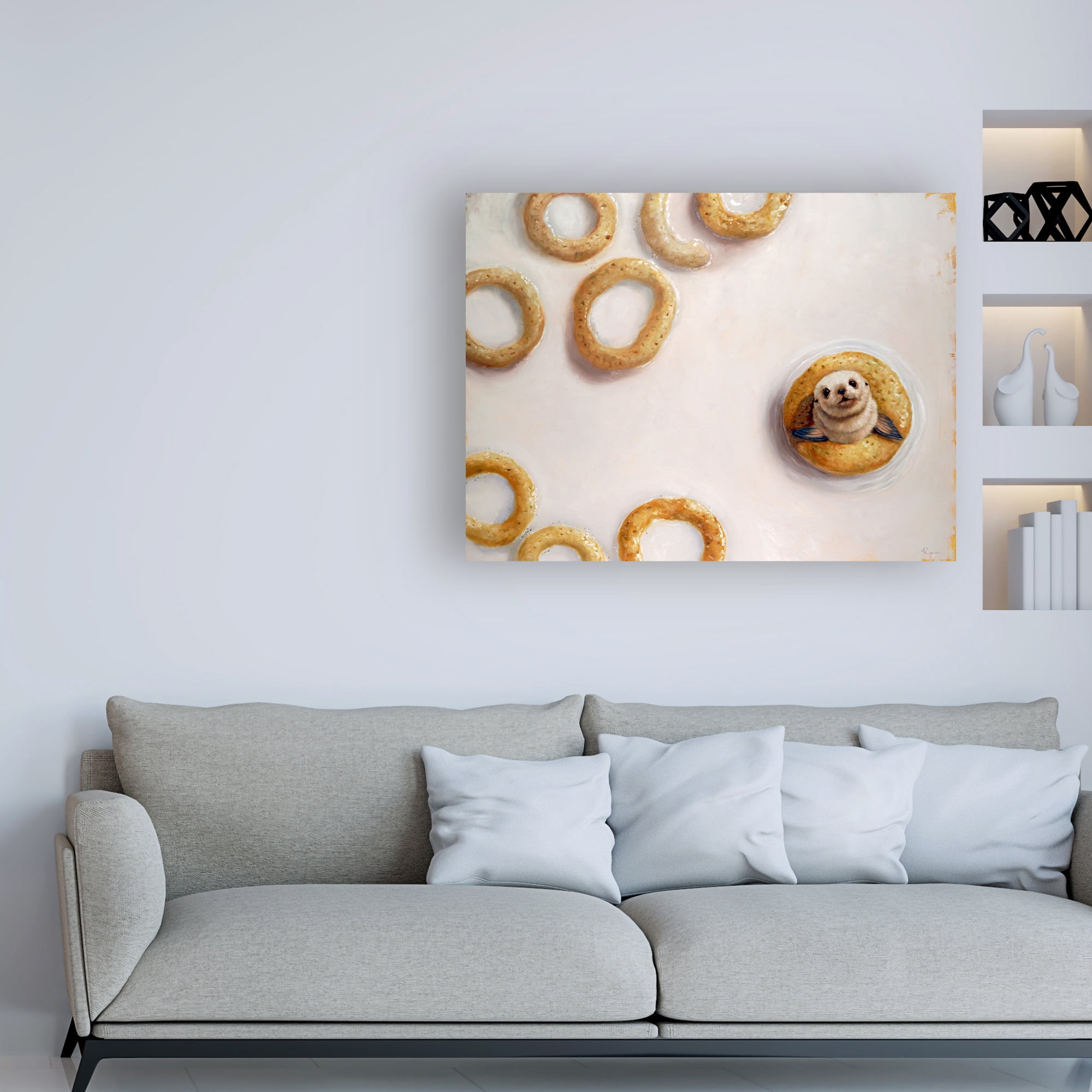 Trademark Fine Art 'Sealrio' Canvas Art by Lucia Heffernan