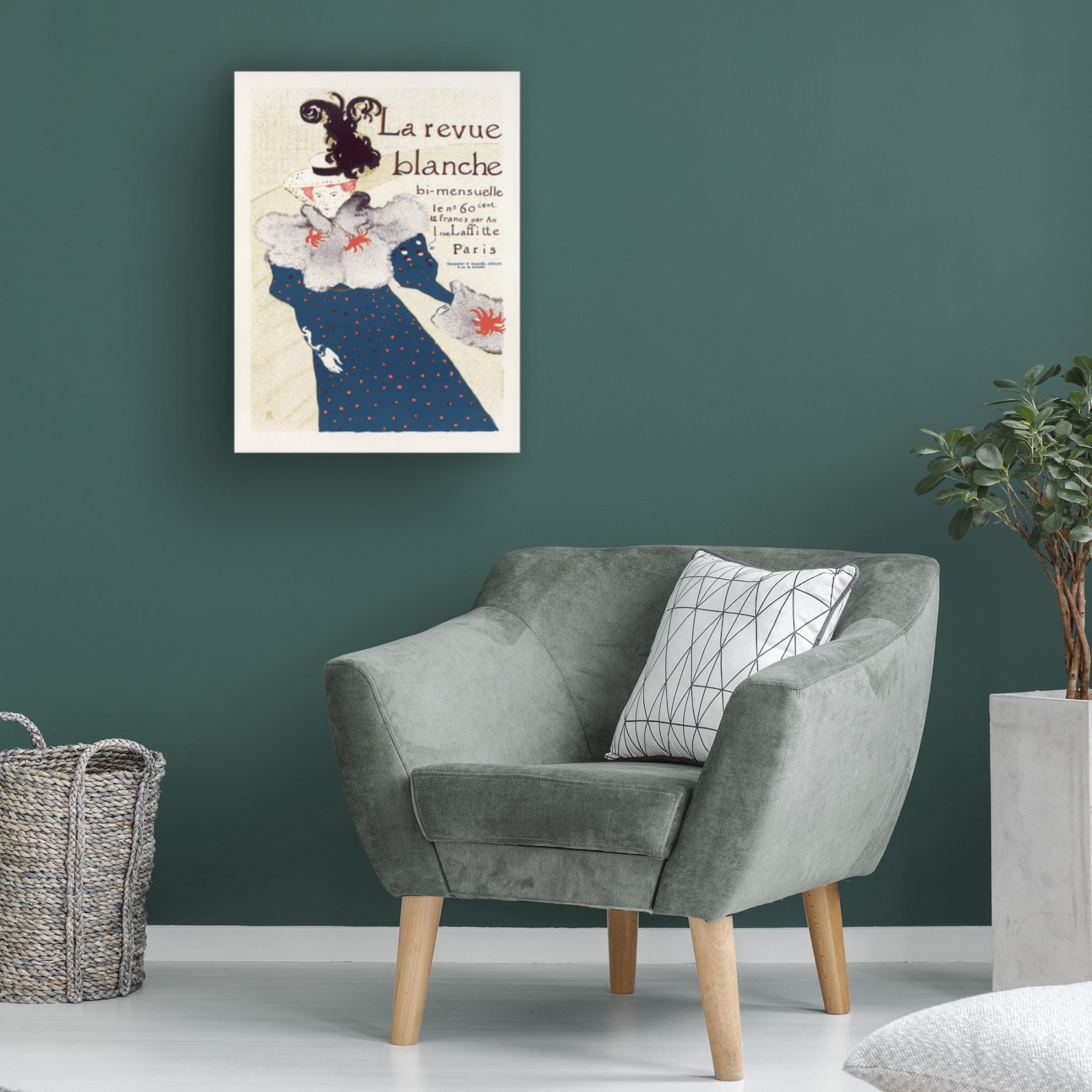 Trademark Fine Art Pictufy La Revue Blanche 1897 Canvas Wall Art