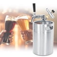 thumbnail image 3 of Barril De Cerveza Duradero, Barril De Cerveza De 5 Litros, Fermentación, Almacenamiento Y Mezcla De Cerveza Artesanal Y De Barril Para El Hogar Y El Bar, 3 of 7