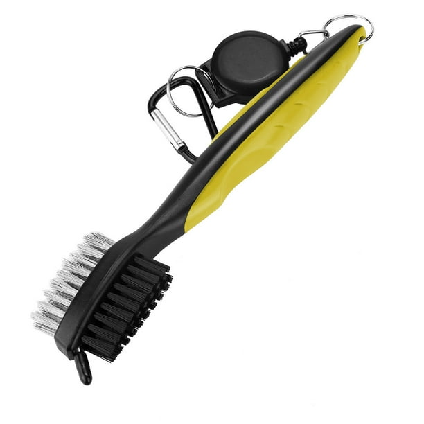 Popular Golf Cleaning Brush Club Groove Cleaner Retractable ZipLine