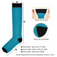 thumbnail image 3 of joogoo Light Green Paint Socks Women Men Knee High Sock, 3 of 8