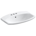 thumbnail image 2 of kohler k-2351-4-95 cimarron self-rimming bathroom sink, ice grey, 2 of 6