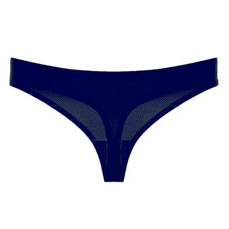 Fulorrnie Underwear for Women Seamless Hipster Comfort Sport Panties Elastic Waist Banded Moisture Wicking Panty Dark Blue L