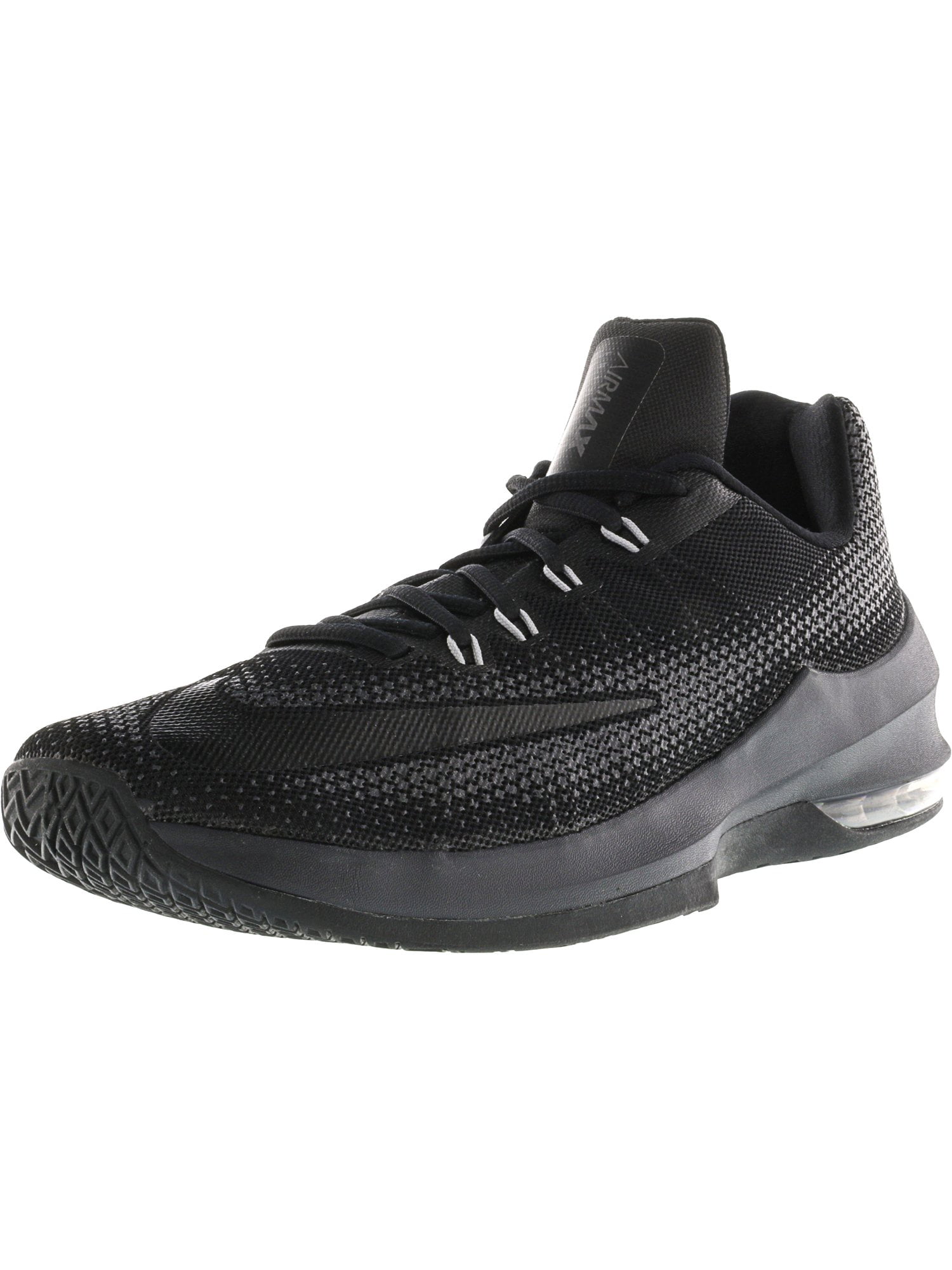 Nike Men's Air Max Low Black / White-Gym Red-Dark Grey Ankle-High Basketball Shoe 9.5M - Walmart.com