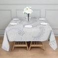 thumbnail image 2 of 42x42 Inch Waterproof Square Tablecloth, Thickened Polyester Table Cover for Dining & Parties, Floral Print, 2 of 6