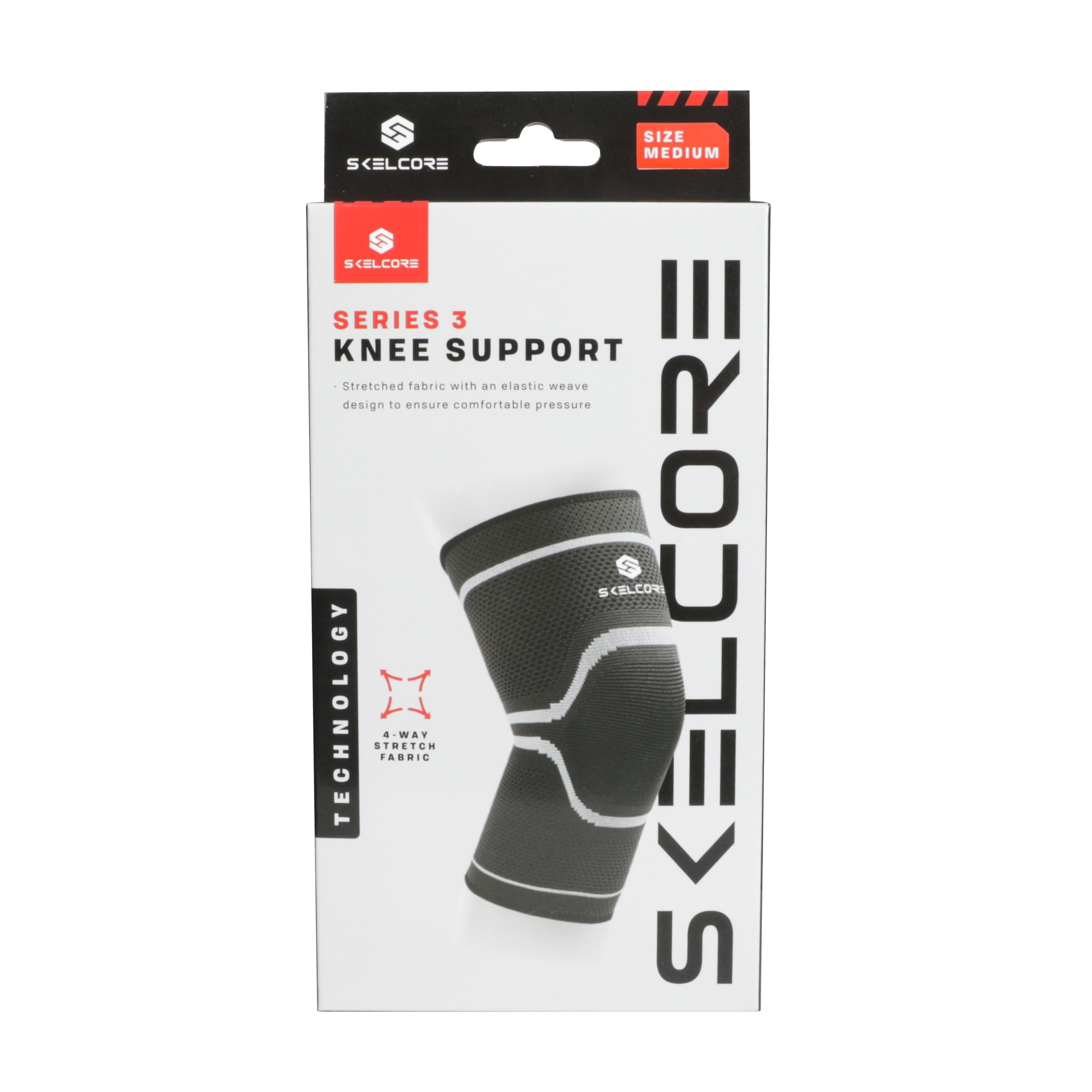 Skelcore Compression Knee Sleeves - Knee Brace for Joint Pain Relief & Swelling, M