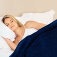 thumbnail image 2 of Levinsohn Textile Company DreamLab Acupressure 48x72 Weighted Blanket with Removable Cover Navy, 2 of 5