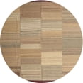 thumbnail image 1 of Ahgly Company Machine Washable Indoor Round Contemporary Sand Brown Area Rugs, 4' Round, 1 of 7