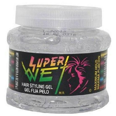 Product Of Super Wet, Hair Styling Gel - Maximum Hold (Clear), Count 1 - Hair Care Products / Grab Varieties &