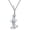 Hammerhead Shark B, variant on Hammerhead Shark Necklace for Women Men 925 Sterling Silver Shark Pendant Crystal Ocean Jewelry Gifts for Women Men