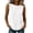 05# White, variant on Ihhxva Women's Cotton Sleeveless Tops Crew Neck Tank Top Side Slit Button Detail Solid Color with Pockets Stretchable Summer Exterior Pocket Fit Closure Casual Work Party Tunic S-2XL