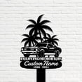 thumbnail image 4 of Handmadetneonsign Car Palm Tree Metal With Stake, Car Metal Name Sign Stake, Car Metal Stake Decor, 4 of 5