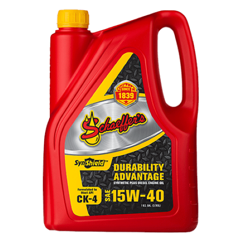 Schaeffer Manufacturing Co. 0700CK4-006 SynShield Durability Advantage Diesel Engine Oil 15W-40, 1-Gallon Bottle (Pack of 6)…