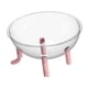 thumbnail image 2 of Cama acrílica para gatos con forma de cápsula espacial, nido para dormir, accesorios para mascotas, portátil, para gatos de cuatro patas Rosa, 2 of 9