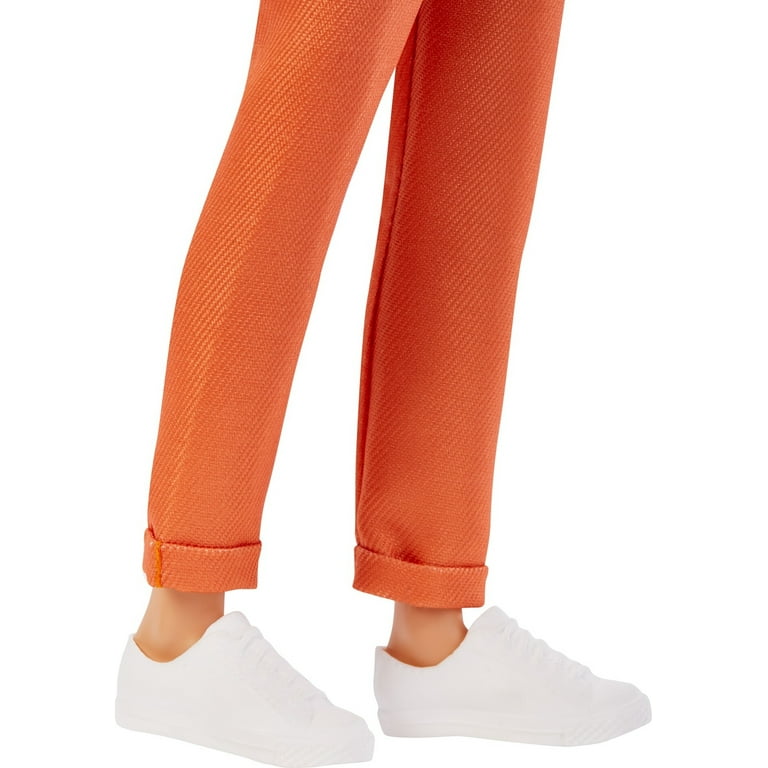 Barbie Ken Fashionistas Doll #184 with Brown Hair, Hawaiian Shirt and Orange  Pants 