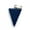 Blue San, variant on Natural Stone Triangle Shape Pendant 15 X24mm White Dot Blue Watermelon Crystal
