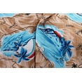 thumbnail image 3 of Men's Hawaiian Tropical Luau Aloha Beach Party Button Up Casual Dress Shirt (#2, 3XL), 3 of 4