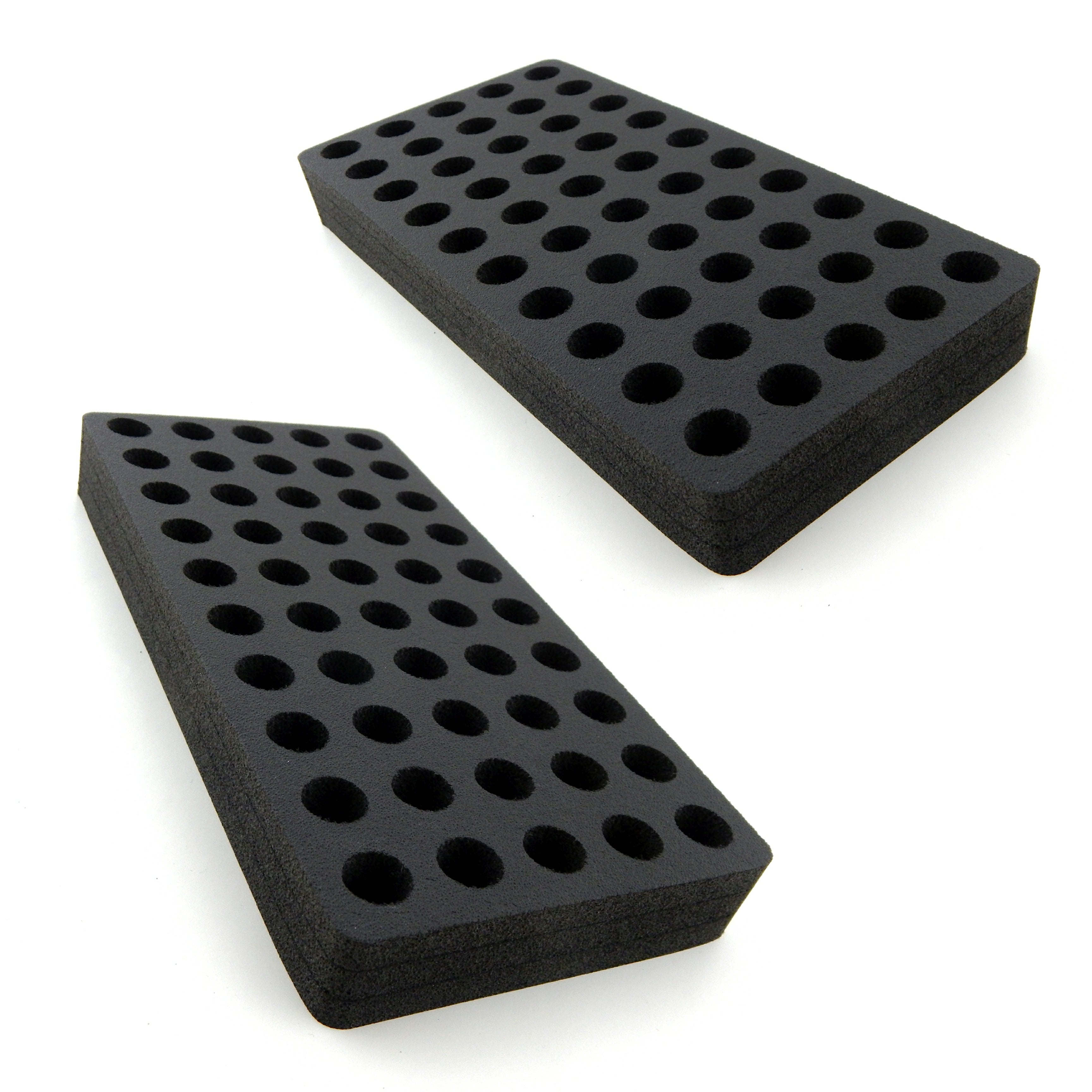 Polar Whale 2 HPLC 4ml Vial Racks Black Foam Storage Rack Organizer