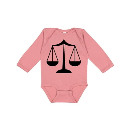 

Inktastic Law Scale of Justice Boys or Girls Long Sleeve Baby Bodysuit