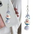 thumbnail image 2 of Winter Snowman Phone Lanyard Handmade Resin Keyring Decorative Gift For Friend, 2 of 13