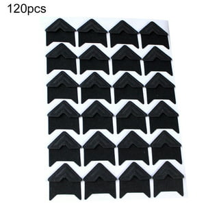 Black Photo Corners Self Adhesive Stickers,360piece Acid Free Photo/Picture Mounting Corners for DIY Scrapbook, Photo Album, Picture Frames, Memory